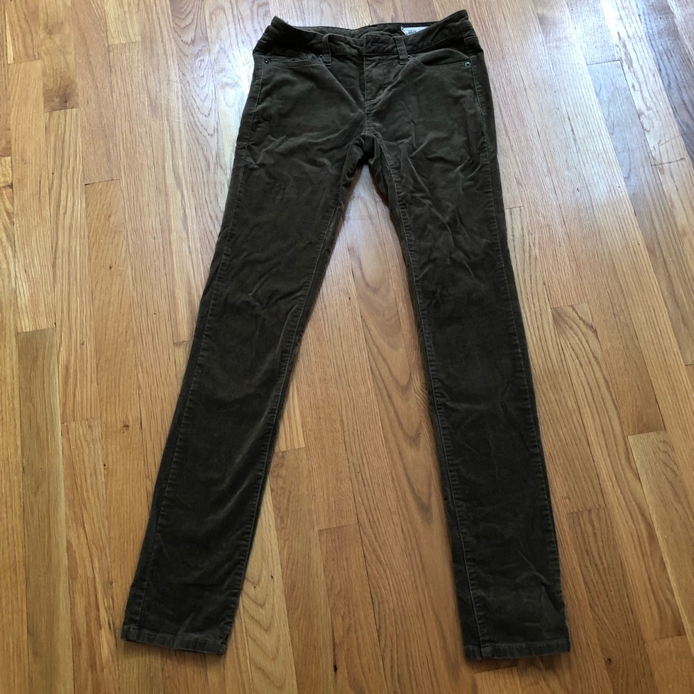Corduroy skinny pants